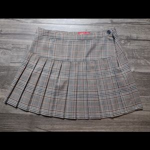 Dickies Y2K school girl plaid pleated skirt